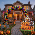 Life Size Cute Jack o Lantern Pumpkins Character Premium Freestanding Halloween Cutouts Yard Sign Decor Party Prop