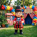 5' Circus Ring Master Girl with Birthday Hat and Present Yard Birthday Inflatable Blow Up Decor Prop