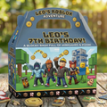 (Pack of 6) Roblox Custom Personalized Birthday Party Favor Gable Treat Boxes
