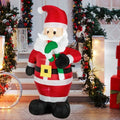 4' Santa Claus with Candy Cane Yard Christmas Inflatable Blow Up Decor Prop