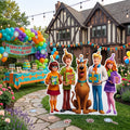 Life Size Scooby Doo Gang 3d Character Premium Freestanding Cutouts Yard Sign Decor Party Prop