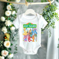 Sesame Street Personalized Custom White T-Shirt or Onesie Theme Cake Smash Party