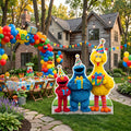 Life Size Sesame Street Character Premium Freestanding Cutouts Yard Sign Decor Party Prop