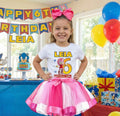Sonic the Hedgehog Movie Amy Rose Tutu Set Girls Personalized Custom Hot Pink White Pink Ribbon Tutu Outfit Dress Theme Cake Smash Birthday Party