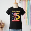 Sonic the Hedgehog Movie Amy Rose Personalized Custom Black T-Shirt or Onesie Theme Cake Smash Birthday Party