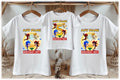 Sonic the Hedgehog Movie Group Personalized Custom White Family T-Shirt or Onesie Pack Theme Cake Smash Birthday Party