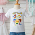 Sonic the Hedgehog Movie Group Personalized Custom White T-Shirt or Onesie Theme Cake Smash Party