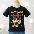 Sonic the Hedgehog Movie Shadow Personalized Custom Black T-Shirt or Onesie Theme Cake Smash Party