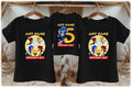 Sonic the Hedgehog Movie Sonic Personalized Custom Black Family T-Shirt or Onesie Pack Theme Cake Smash Birthday Party