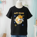 Sonic the Hedgehog Movie Tails Personalized Custom Black T-Shirt or Onesie Theme Cake Smash Party