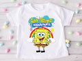 SpongeBob SquarePants Personalized Custom White T-Shirt or Onesie Theme Cake Smash Party