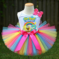 SpongeBob SquarePants Tutu Set Girls Personalized Custom Rainbow Tutu Outfit Dress Theme Cake Smash Birthday Party