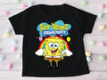 SpongeBob SquarePants Personalized Custom Black T-Shirt or Onesie Theme Cake Smash Party