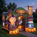 Spooky Cove Theme Premium 10' x 10' Halloween Haunted House Inflatable Blow Up Walk-Through Archway Experience Decor Prop
