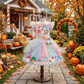 Squishmallows Girls' Deluxe Sparkle Tutu Party Costume Dress Set with Matching Headband Halloween Birthday Pageant