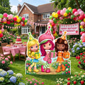 Life Size Strawberry Shortcake Character Premium Freestanding Cutouts Yard Sign Decor Party Prop