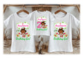 Strawberry Shortcake Black Baby Girl Personalized Custom White Family T-Shirt or Onesie Pack Theme Cake Smash Birthday Party