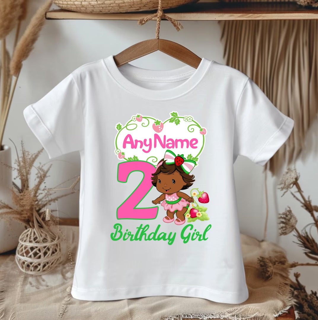 Strawberry Shortcake Black Baby Girl Tutu Set Girls Personalized Custom Hot Pink Tutu Outfit Dress Theme Cake Smash Birthday Party