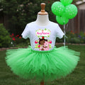 Strawberry Shortcake Black Baby Girl Tutu Set Girls Personalized Custom Green Tutu Outfit Dress Theme Cake Smash Party