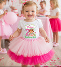 Strawberry Shortcake Baby Girl Tutu Set Girls Personalized Custom Pink Hot Pink Tutu Outfit Dress Theme Cake Smash Birthday Party