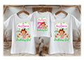 Strawberry Shortcake Baby Girl Personalized Custom White Family T-Shirt or Onesie Pack Theme Cake Smash Birthday Party