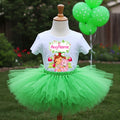 Strawberry Shortcake Baby Girl Tutu Set Girls Personalized Custom Green Tutu Outfit Dress Theme Cake Smash Party