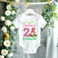 Strawberry Shortcake Personalized Custom White T-Shirt or Onesie Theme Cake Smash Birthday Party