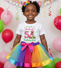 Strawberry Shortcake Black Girl Tutu Set Girls Personalized Custom Rainbow Ribbon Tutu Outfit Dress Theme Cake Smash Birthday Party