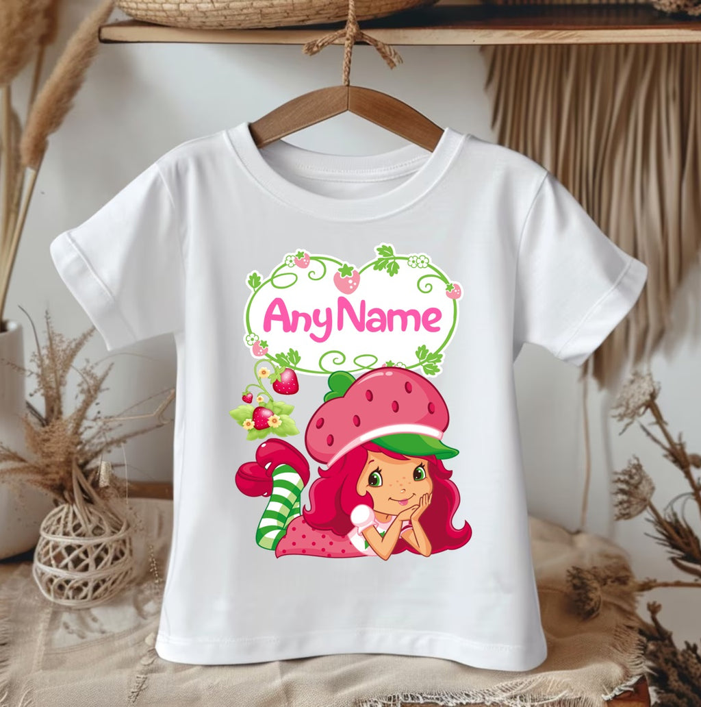 Strawberry Shortcake Tutu Set Girls Personalized Custom Green Tutu Outfit Dress Theme Cake Smash Party