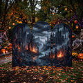 7.2ft The Underworld Theme Halloween Arch Fabric Backdrop Cover - Multi-Panel Event Backdrop Decor Prop