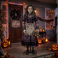 6' Animated Toy Shop of Terror Porcelain Doll Figure Music Lights Motion Sensor Halloween Home Decor Accent Yard Prop