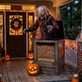 6' Animated Toy Shop of Terror Jack-in-the-box Figure Music Lights Motion Sensor Halloween Home Decor Accent Yard Prop