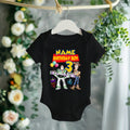 Toy Story Buzz Woody Personalized Custom Black T-Shirt or Onesie Theme Cake Smash Birthday Party