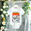 Toy Story Buzz Woody Personalized Custom White T-Shirt or Onesie Theme Cake Smash Party
