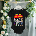 Toy Story Buzz Woody Personalized Custom Black T-Shirt or Onesie Theme Cake Smash Party