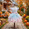 Toy Story Bo Peep Girls' Deluxe Sparkle Tutu Party Costume Dress Set with Matching Headband Halloween Birthday Pageant