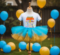 Toy Story Bo Peep Jessie Tutu Set Girls Personalized Custom Blue Gold Tutu Outfit Dress Theme Cake Smash Birthday Party
