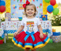 Toy Story Bo Peep Jessie Tutu Set Girls Personalized Custom Red Blue Yellow Ribbon Trim Tutu Outfit Dress Theme Cake Smash Birthday Party