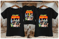 Toy Story Personalized Custom Black Family T-Shirt or Onesie Pack Theme Cake Smash Birthday Party