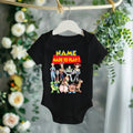 Toy Story Personalized Custom Black T-Shirt or Onesie Theme Cake Smash Party