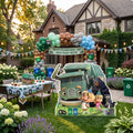 Life Size Trash Truck Character Premium Freestanding Cutouts Yard Sign Decor Party Prop