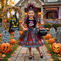 Trolls Barb Girls' Deluxe Sparkle Tutu Party Costume Dress Set with Matching Headband Halloween Birthday Pageant