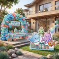 Life Size Under the Sea Animals Character Premium Freestanding Birthday Cutouts Yard Sign Decor Party Prop