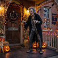 6' Animated Vampire's Lair / Gothic Crypt Feral Renfield Servant Figure Music Lights Motion Sensor Halloween Home Decor Accent Yard Prop
