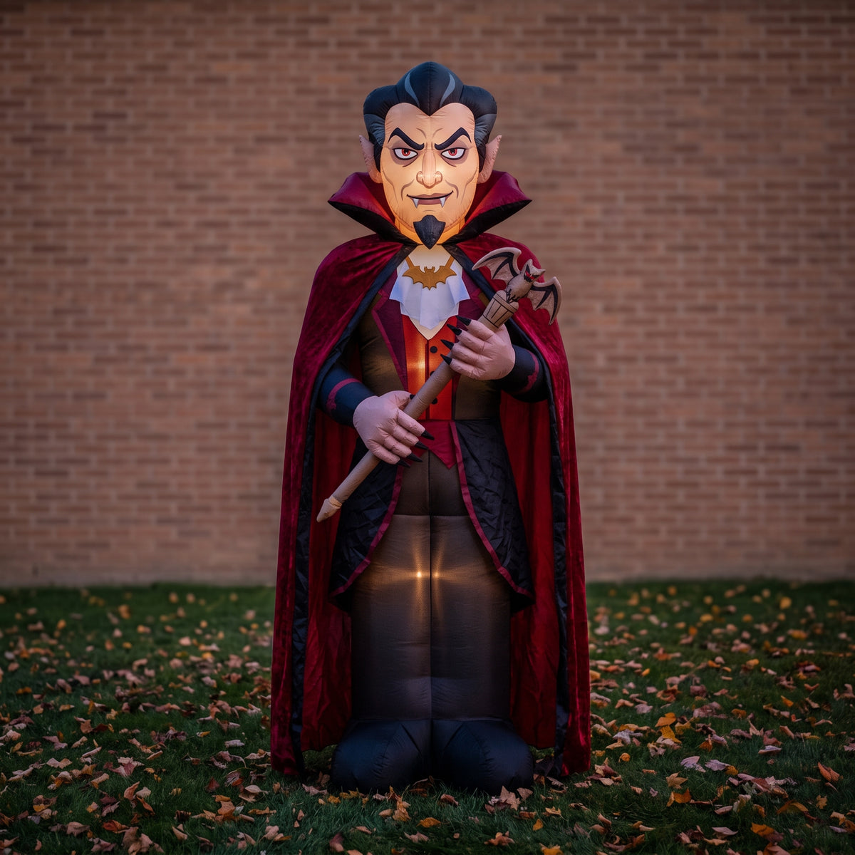 6' Vampire's Lair / Gothic Crypt The Vampire Lord Yard Halloween Inflatable Blow Up Decor Prop