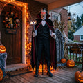 6' Animated Vampire's Lair / Gothic Crypt The Vampire Lord Figure Music Lights Motion Sensor Halloween Home Decor Accent Yard Prop