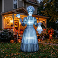 6' Haunted Mansion Victorian Ghost Maid Yard Halloween Inflatable Blow Up Decor Prop