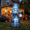 6' Haunted Mansion Victorian Ghost Bride Yard Halloween Inflatable Blow Up Decor Prop