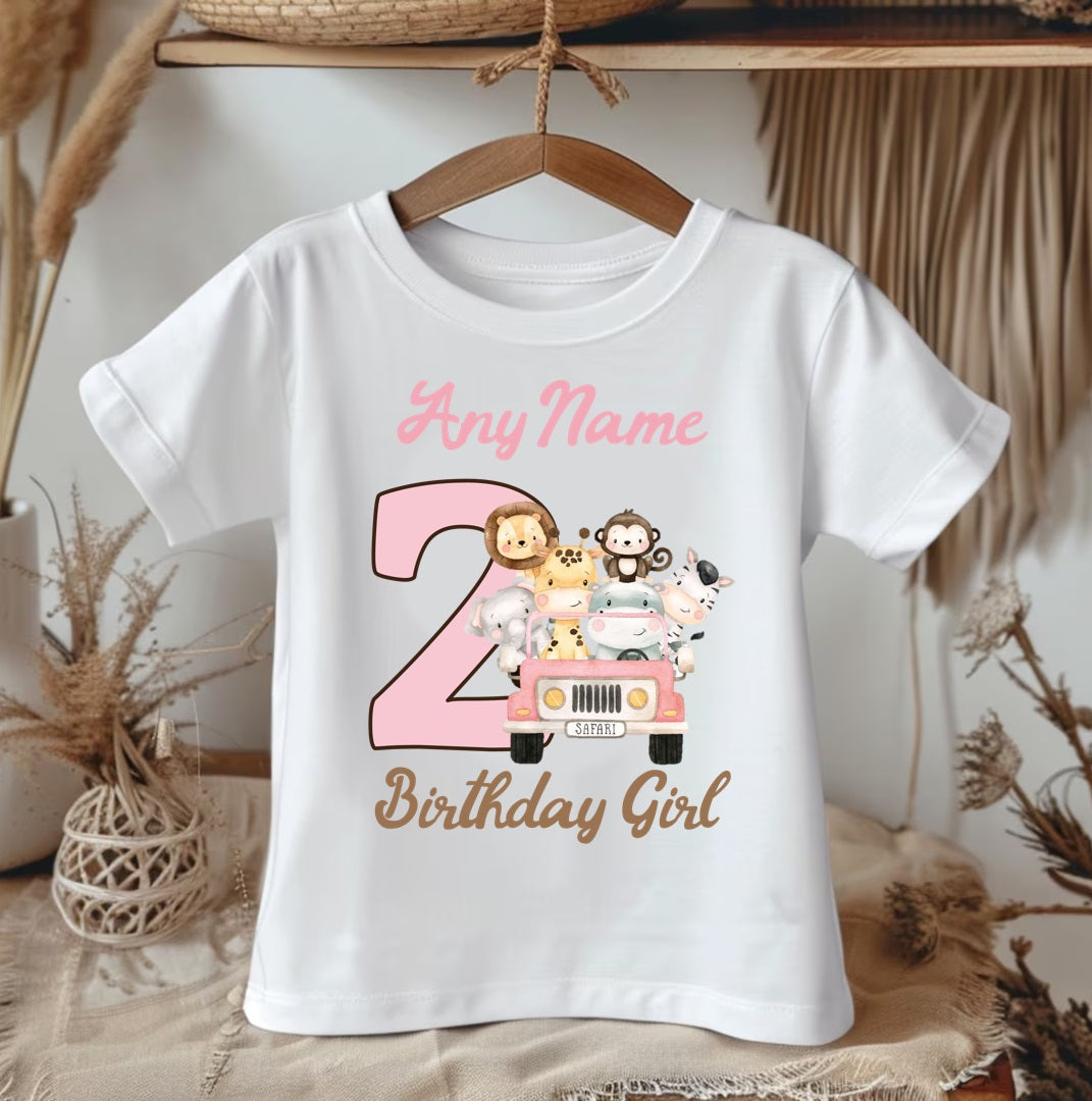 Girls Wild One Safari Animals Tutu Set Girls Personalized Custom Pink Green Brown Gold Ribbon Sewn Trim Tutu Outfit Dress Theme Cake Smash Birthday Party