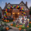 Life Size Witches with Cauldron Character Premium Freestanding Halloween Cutouts Yard Sign Decor Party Prop